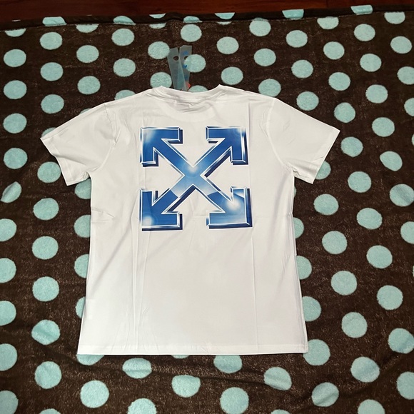 Off White Blue Arrow Shirt - Picture 3 of 4